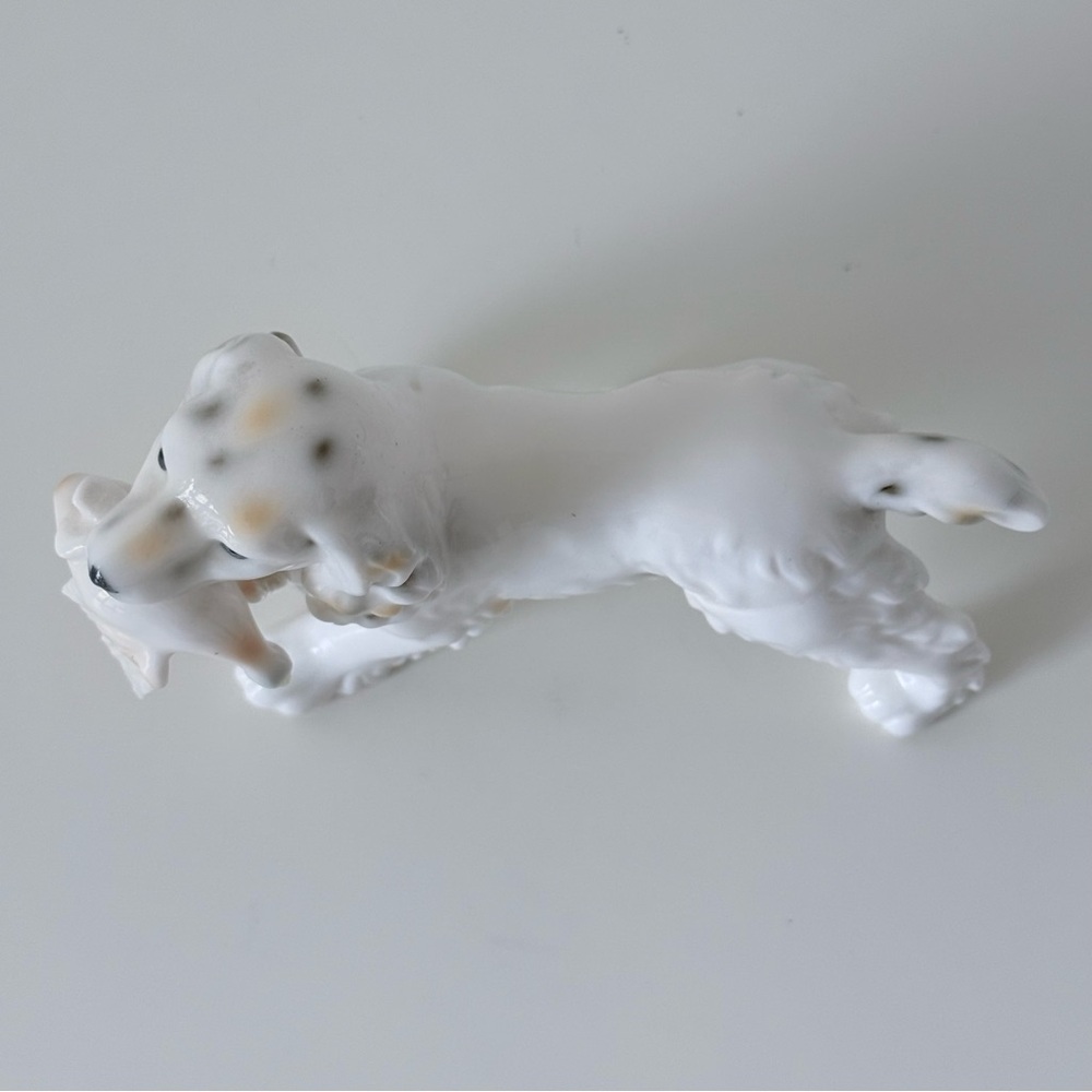Vintage 1950’s Arnart Creations Japan English Setter Hunting Dog W/Duck Figurine - Picture 8 of 13
